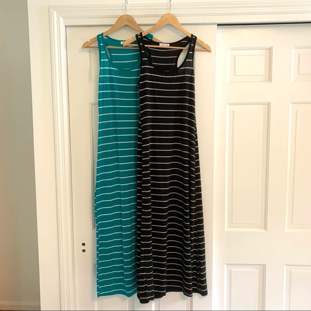 Racer back maxi dresses